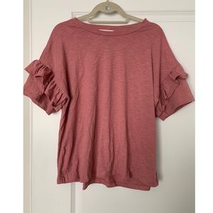 Pink/mauve casual top
